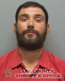 Mugshot of ANGEL GARCIA booked in Lee County, Florida on May 2, 2026