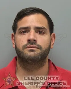 Mugshot of JULIO RAMON RODRIGUEZ ABREU booked in Lee County, Florida on May 2, 2026