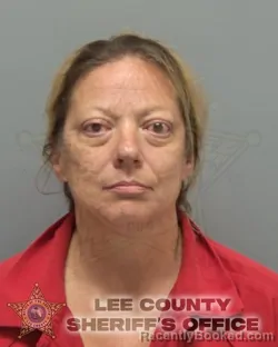 Mugshot of CONNIE DUSTIN GOLDEN booked in Lee County, Florida on May 2, 2026