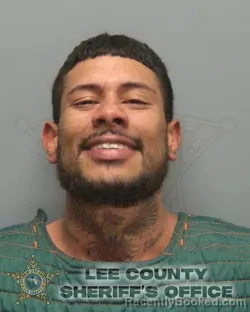 Mugshot of BRYAN STHEVEN ALEJANDRO booked in Lee County, Florida on May 3, 2026