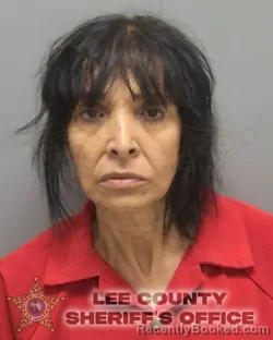 Mugshot of FAHIMEH SHERIDAN booked in Lee County, Florida on May 3, 2026
