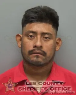 Mugshot of YONI EDUARDO MENDEZ PEREZ booked in Lee County, Florida on May 3, 2026