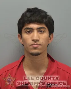Mugshot of JEFFREY ZAIN RAMIREZ CHAVEZ booked in Lee County, Florida on May 3, 2026