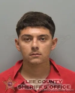 Mugshot of JAVIER ELY JR TREVINO booked in Lee County, Florida on May 4, 2026