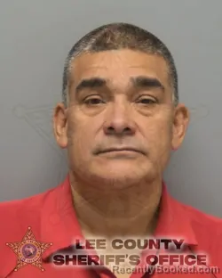 Mugshot of VICTOR OMAR TIANGA booked in Lee County, Florida on May 4, 2026