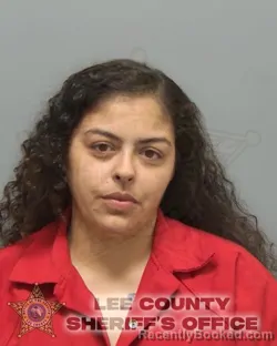Mugshot of NICHOLE CARMEN GODREAU booked in Lee County, Florida on May 5, 2026