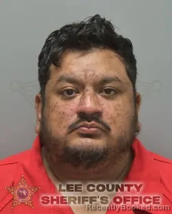 Mugshot of MIGUEL JR GARCIA booked in Lee County, Florida on May 5, 2026
