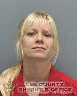 Mugshot of CASSANDRA LYNN JINDRA booked in Lee County, Florida on May 5, 2026