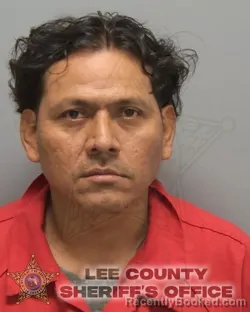 Mugshot of CARLOS J MOJICA VASQUEZ booked in Lee County, Florida on May 6, 2026
