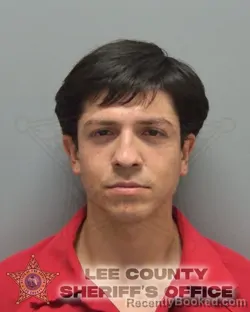 Mugshot of ALEXANDER DURAN booked in Lee County, Florida on May 6, 2026