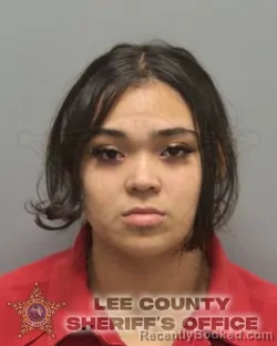 Mugshot of JANELLIE ARIE ZAMORA booked in Lee County, Florida on May 6, 2026