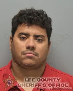 Mugshot of EDWIN MARCELO TREMINIO booked in Lee County, Florida on May 6, 2026