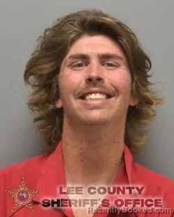 Mugshot of MAXWELL THOMAS BOSI booked in Lee County, Florida on May 7, 2026