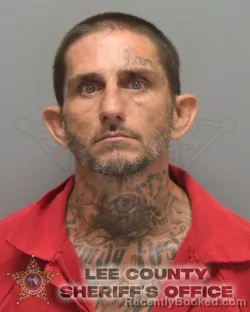 Mugshot of ANTHONY SCOOTT HALLMON booked in Lee County, Florida on May 8, 2026