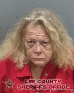Mugshot of CATHY ANNE ULSHAFER booked in Lee County, Florida on May 8, 2026