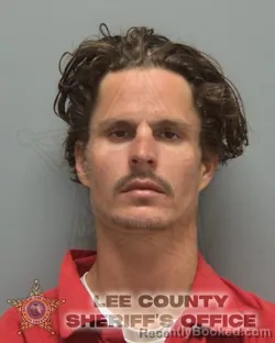 Mugshot of GEOFFREY GEORGE BANSER booked in Lee County, Florida on May 8, 2026