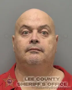 Mugshot of ANGEL MANUEL JR. CORDERO booked in Lee County, Florida on May 8, 2026