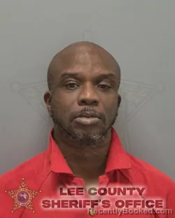 Mugshot of FRANDLEY JR LAMOUR booked in Lee County, Florida on May 9, 2026