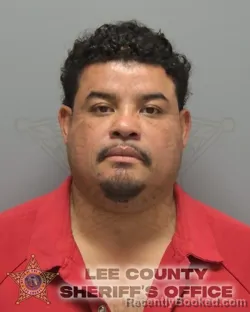 Mugshot of RAMON DOMINGO ARGUELLO booked in Lee County, Florida on May 9, 2026