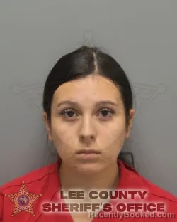 Mugshot of MICHEL SOFIA RODRIGUEZ FAJARDO booked in Lee County, Florida on May 9, 2026