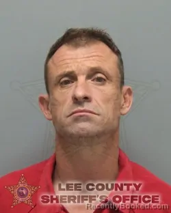 Mugshot of DANIEL ERLE WILLIAMS booked in Lee County, Florida on May 9, 2026