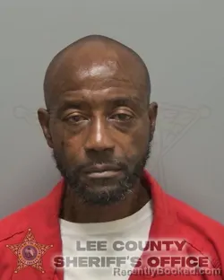 Mugshot of AARON CORDELL BATTLE booked in Lee County, Florida on May 10, 2026