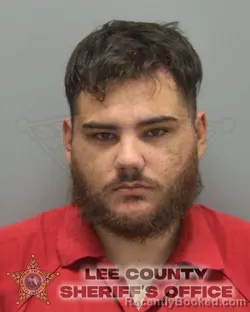 Mugshot of NATHAN TREVORCORDAL BRANTON booked in Lee County, Florida on May 11, 2026