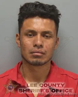 Mugshot of DOMINGO CRUZ DE'PAZ booked in Lee County, Florida on May 12, 2026