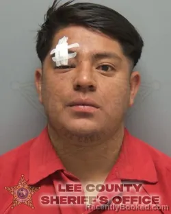 Mugshot of CRISTOBAL CASTRO CRUZ booked in Lee County, Florida on May 12, 2026