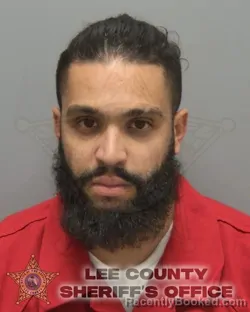 Mugshot of ALVIS ALEXANDER PEGUERO booked in Lee County, Florida on May 12, 2026