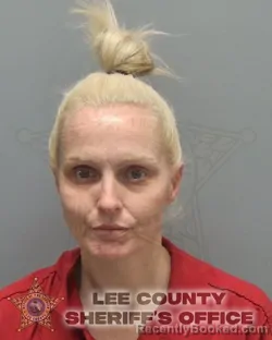 Mugshot of CASEE MARIE GREENWOOD booked in Lee County, Florida on May 13, 2026