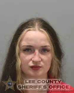 Mugshot of MADISON ALEXANDRA GINDHART booked in Lee County, Florida on May 13, 2026