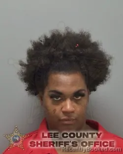 Mugshot of BRITTANIA MARIA HALL booked in Lee County, Florida on May 13, 2026