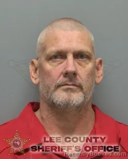 Mugshot of WILLIAM AARON MONEY booked in Lee County, Florida on May 13, 2026