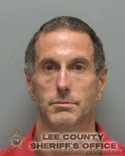 Mugshot of MICHAEL LENTZ booked in Lee County, Florida on May 13, 2026