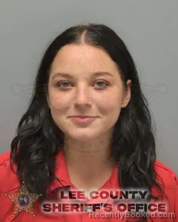 Mugshot of HAILEY NOELLE THOMAS booked in Lee County, Florida on May 14, 2026