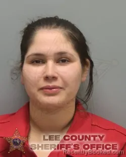 Mugshot of MELANIE GARCIA booked in Lee County, Florida on May 15, 2026