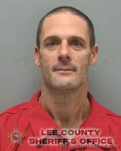 Mugshot of THOMAS MICHAEL ABSHER booked in Lee County, Florida on May 15, 2026