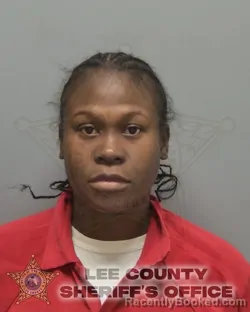 Mugshot of MICARIA SHELTRONIA BROWN booked in Lee County, Florida on May 16, 2026