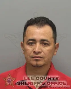 Mugshot of LENIN EXEQUIEL CENTENO GARCIA booked in Lee County, Florida on May 16, 2026