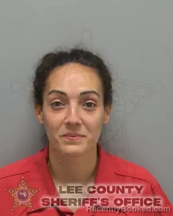 Mugshot of THALIA AOLANI VALDIVIEZO booked in Lee County, Florida on May 16, 2026