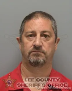 Mugshot of COREY PAUL RIEDEL booked in Lee County, Florida on May 17, 2026