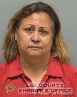 Mugshot of OLGA GONZALEZ booked in Lee County, Florida on May 17, 2026
