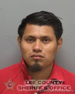 Mugshot of PASCUAL ENRIQUE GARCIA PALACIOS booked in Lee County, Florida on May 17, 2026