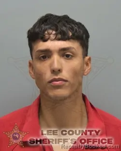 Mugshot of JOSUE DAVID TORRES CARRENO booked in Lee County, Florida on May 18, 2026