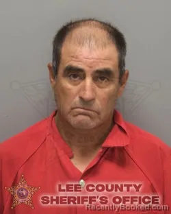 Mugshot of RAFAEL ESPINOZA booked in Lee County, Florida on May 18, 2026