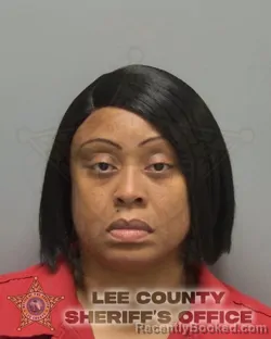 Mugshot of TIFFANY MONIQUE WILLIAMS booked in Lee County, Florida on May 18, 2026