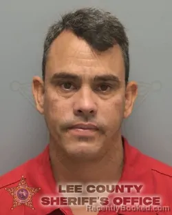 Mugshot of KELVYS MOLLINDEA MONTES DE OCA MOLLIN booked in Lee County, Florida on May 18, 2026
