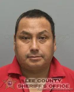 Mugshot of ALEJANDRO GARCIA-FLORES booked in Lee County, Florida on May 19, 2026