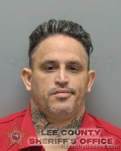 Mugshot of RUBEN ENRIQUE GUTIERREZ JIMENEZ booked in Lee County, Florida on May 19, 2026